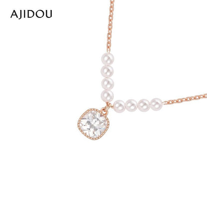 AJIDOU925シルバー優雅スタイリッシュなネックレス贈り物