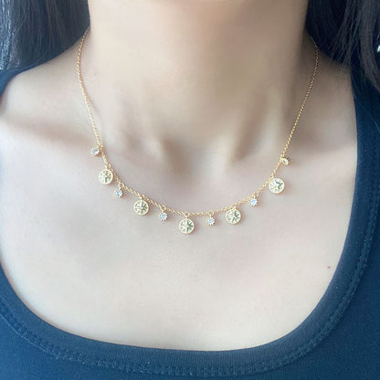 AOMIDIOR 女性ネックレス  気質 精緻 レディーファッション高級感鎖骨チェーン