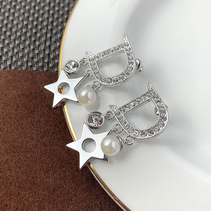 AOMIDIORレディーファッション高級感耳飾り 気質 精緻女性イヤリング EH0119