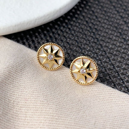 AOMIDIORレディーファッション高級感耳飾り 気質 精緻女性イヤリング EH0097