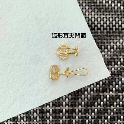 AOMIDIOR女性イヤリング イヤークリップ 高級感 気質 精緻 レディーファッション耳飾り CDEH0107