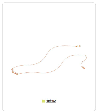 AJIDOU925シルバーシンプルモダンネックレス高級感贅沢ネックチェーン女性