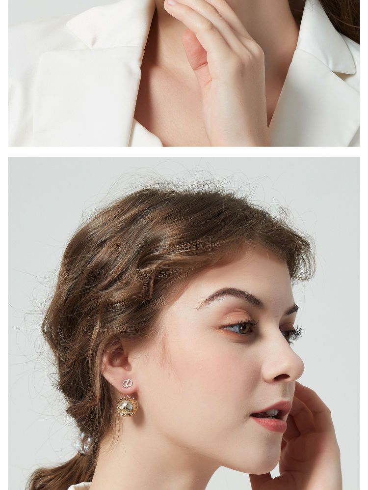 AOMIDIORレディーファッション高級感耳飾り 気質 精緻女性イヤリング EH0129