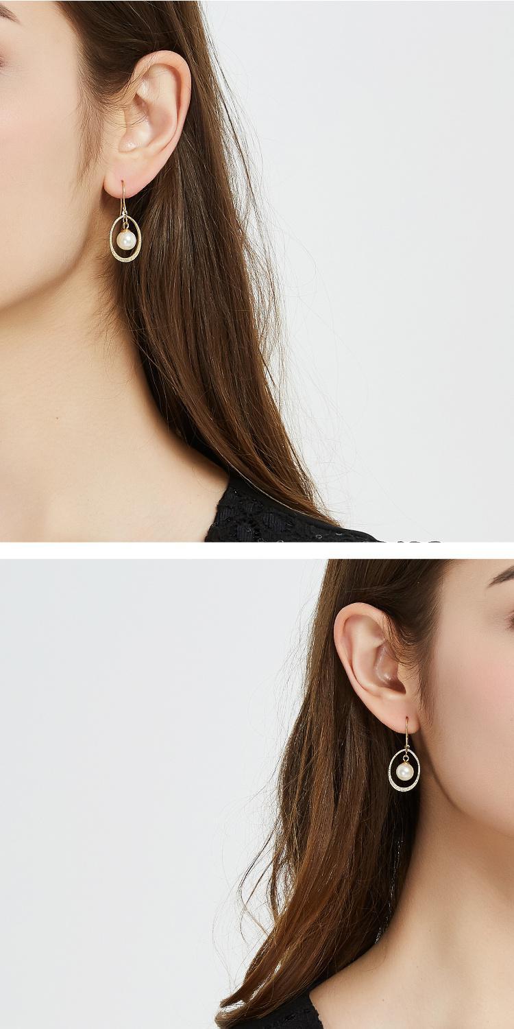 AOMIDIORレディーファッション高級感耳飾り 気質 精緻女性イヤリング EH0101