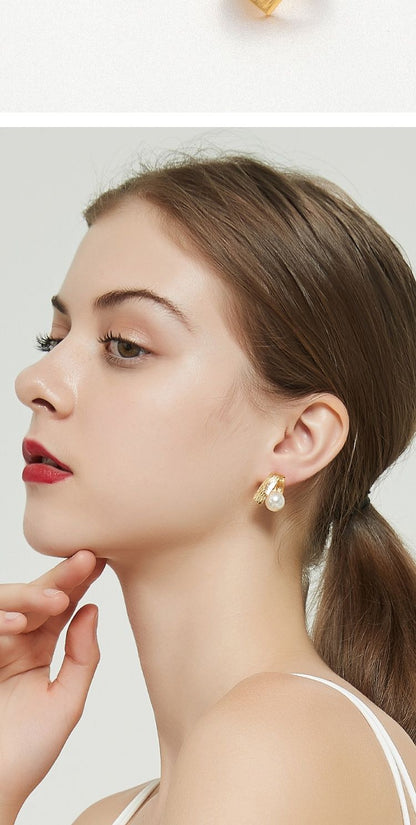 AOMIDIORレディーファッション高級感耳飾り 気質 精緻女性イヤリング EH0141