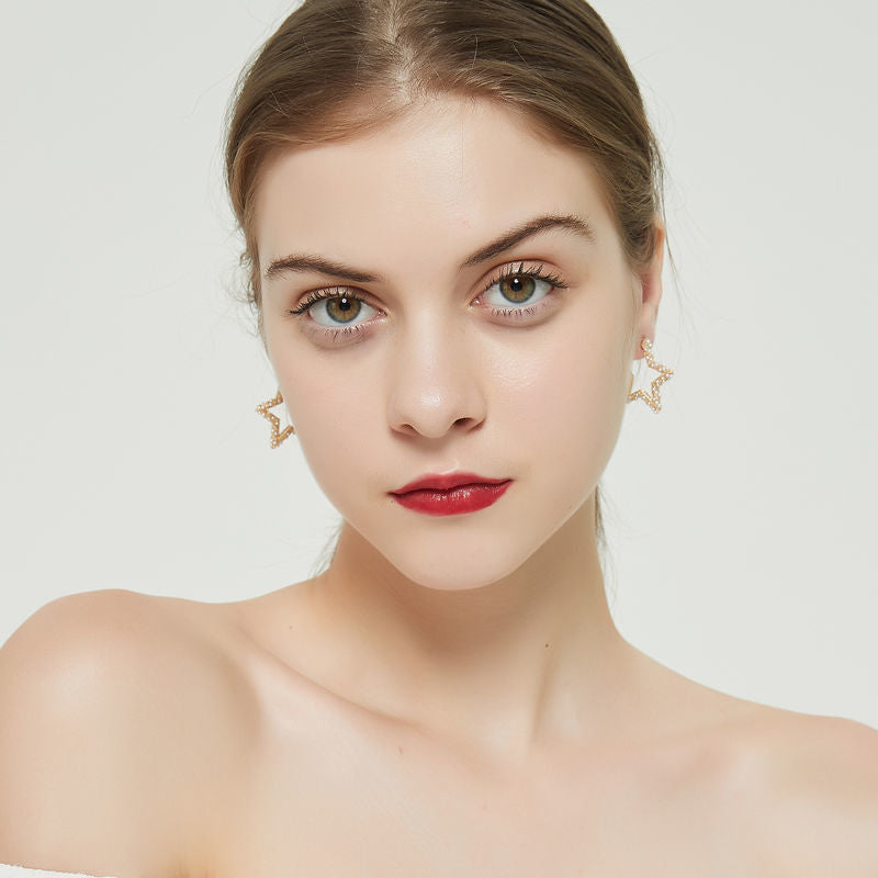 AOMIDIORレディーファッション高級感耳飾り 気質 精緻女性イヤリング EH0142