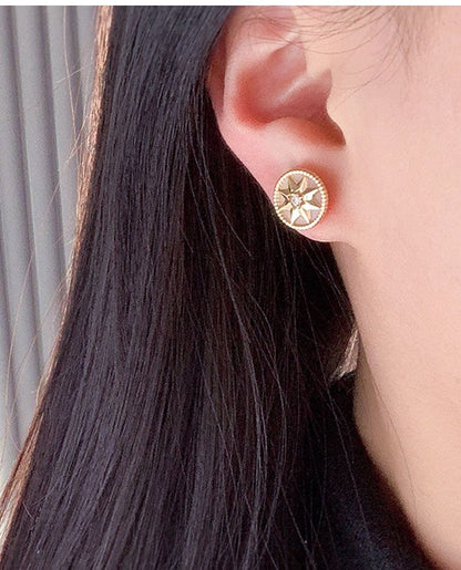 AOMIDIORレディーファッション高級感耳飾り 気質 精緻女性イヤリング EH0097