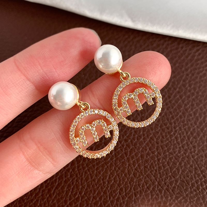 AOMIDIORレディーファッション高級感耳飾り 気質 精緻女性イヤリング EH0100