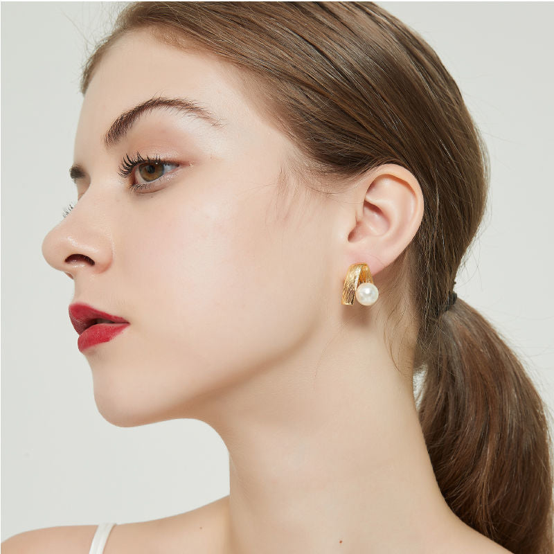 AOMIDIORレディーファッション高級感耳飾り 気質 精緻女性イヤリング EH0141