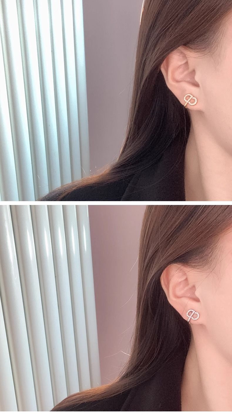 AOMIDIOR女性イヤリング イヤークリップ 高級感 気質 精緻 レディーファッション耳飾り CDEH0107