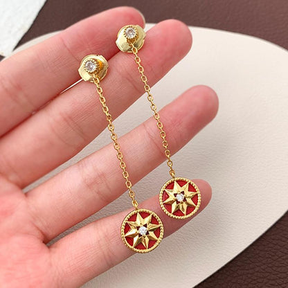 AOMIDIORレディーファッション高級感耳飾り 気質 精緻女性イヤリング EH0124