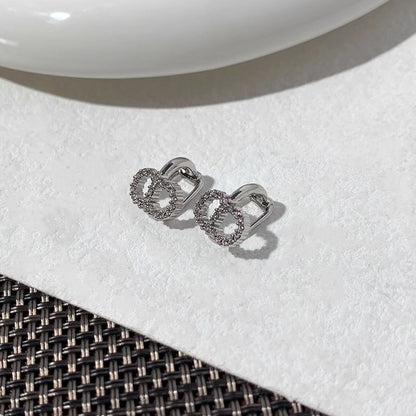 AOMIDIOR女性イヤリング イヤークリップ 高級感 気質 精緻 レディーファッション耳飾り CDEH0107