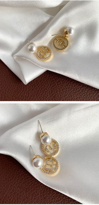 AOMIDIORレディーファッション高級感耳飾り 気質 精緻女性イヤリング EH0100