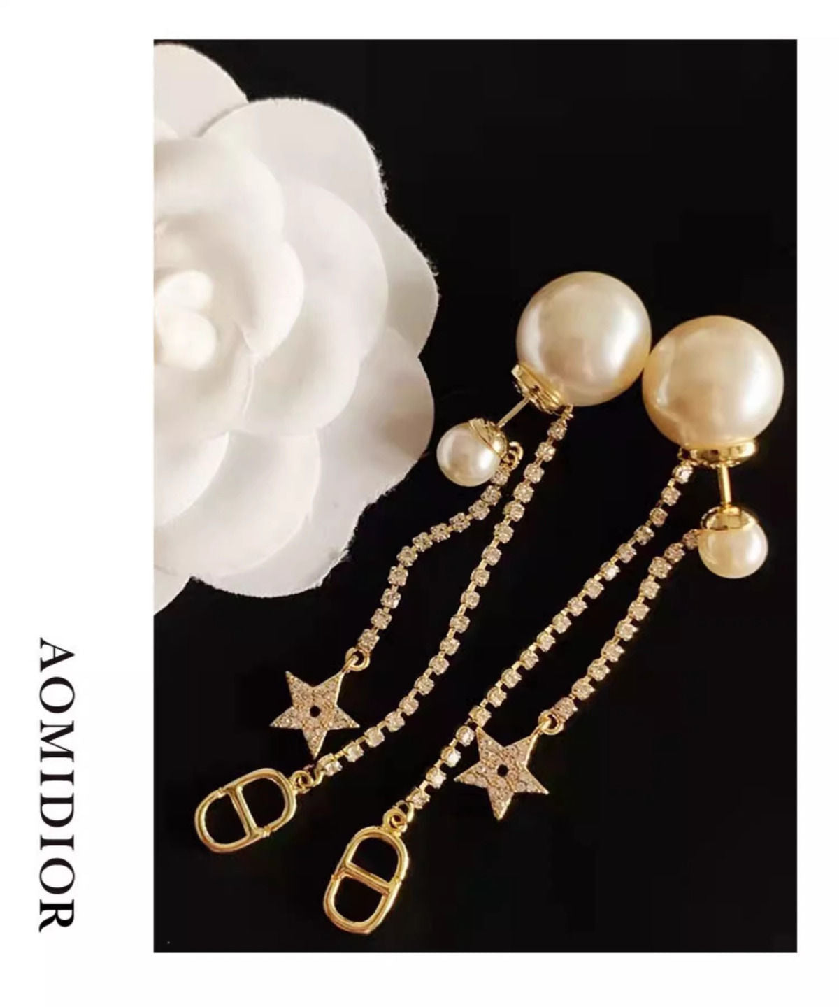 AOMIDIORレディーファッション高級感耳飾り 気質 精緻女性イヤリング EH0108