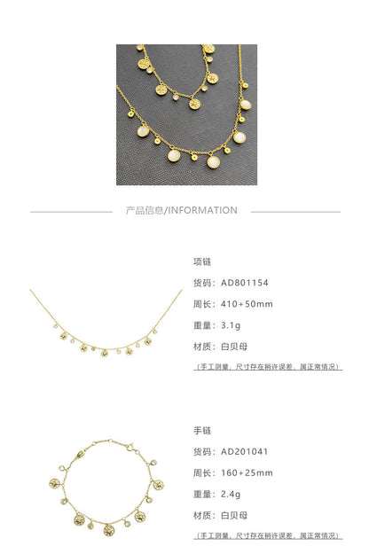 AOMIDIOR 女性ネックレス  気質 精緻 レディーファッション高級感鎖骨チェーン