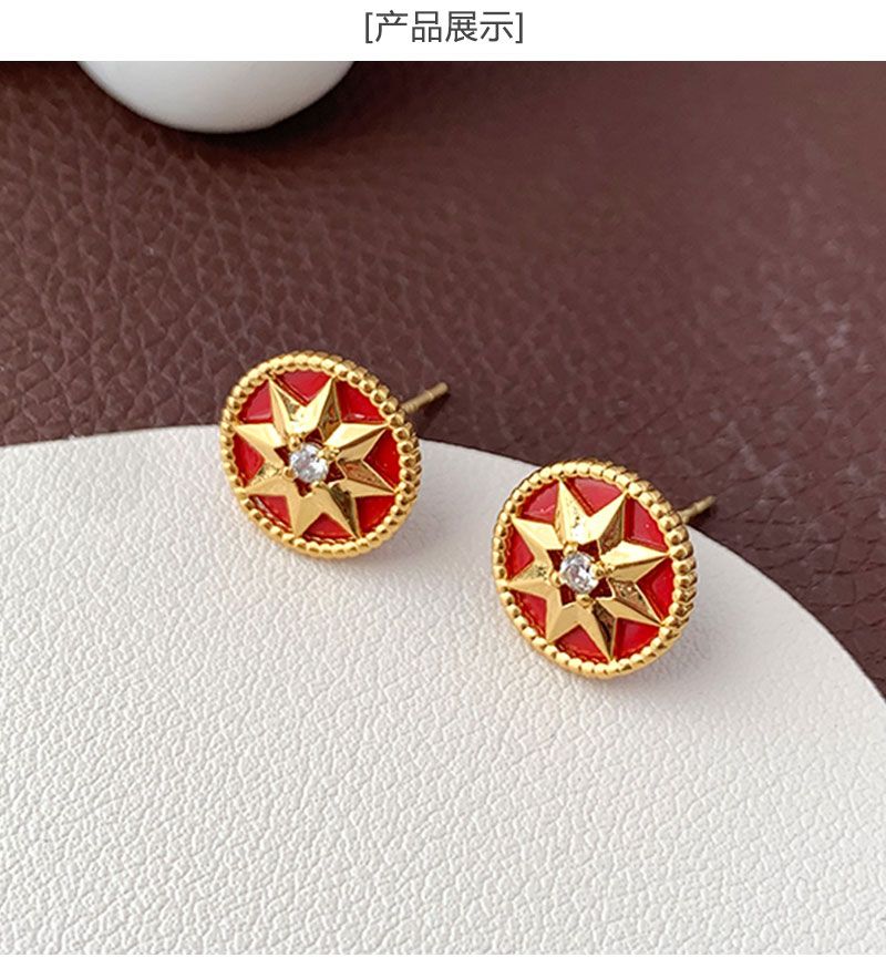 AOMIDIORレディーファッション高級感耳飾り 気質 精緻女性イヤリング EH0135