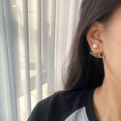 AOMIDIORレディーファッション高級感耳飾り 気質 精緻女性イヤリング EH0125