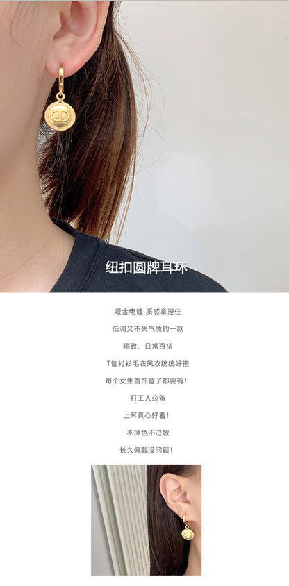 AOMIDIORレディーファッション高級感耳飾り 気質 精緻女性イヤリング EH0103