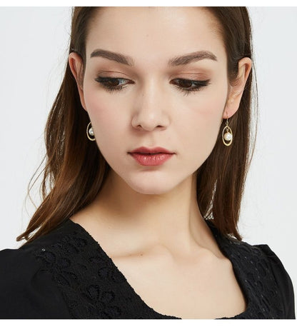 AOMIDIORレディーファッション高級感耳飾り 気質 精緻女性イヤリング EH0101