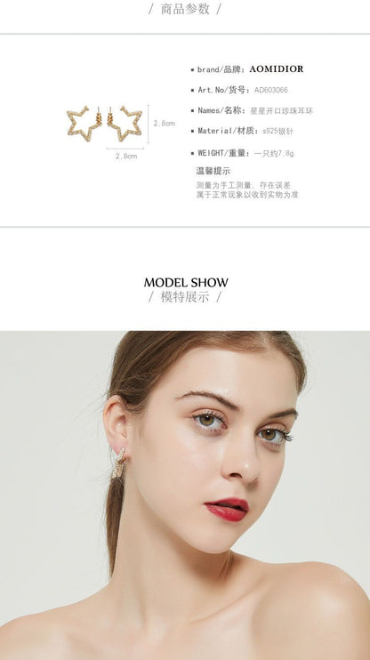 AOMIDIORレディーファッション高級感耳飾り 気質 精緻女性イヤリング EH0142