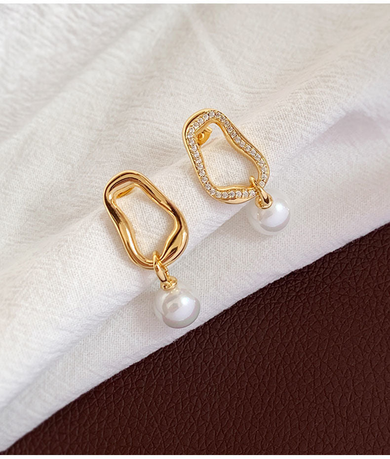 AOMIDIORレディーファッション高級感耳飾り 気質 精緻女性イヤリング EH0151