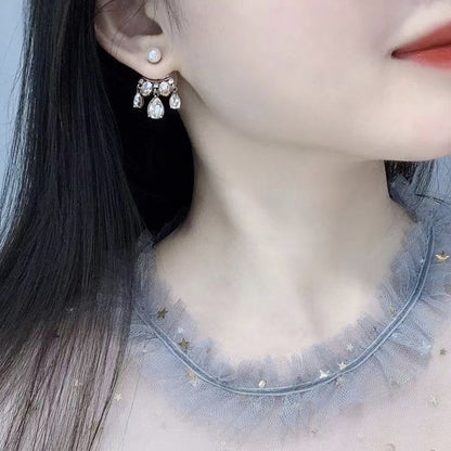 AOMIDIORレディーファッション高級感耳飾り 気質 精緻女性イヤリング EH0144