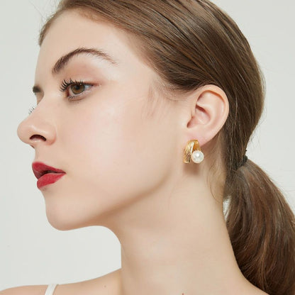 AOMIDIORレディーファッション高級感耳飾り 気質 精緻女性イヤリング EH0141