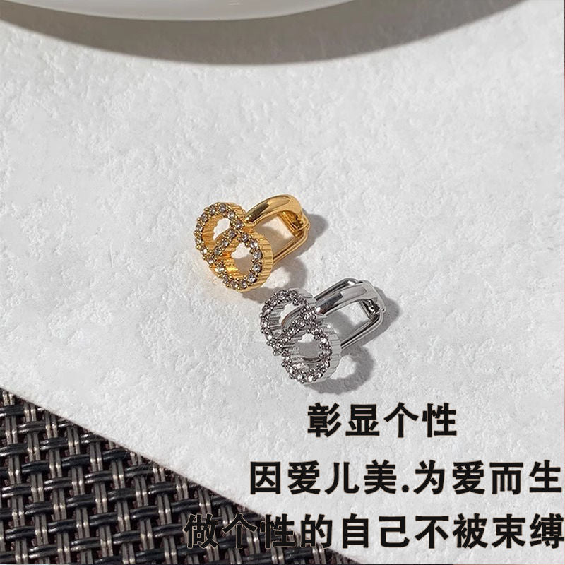 AOMIDIOR女性イヤリング イヤークリップ 高級感 気質 精緻 レディーファッション耳飾り CDEH0107