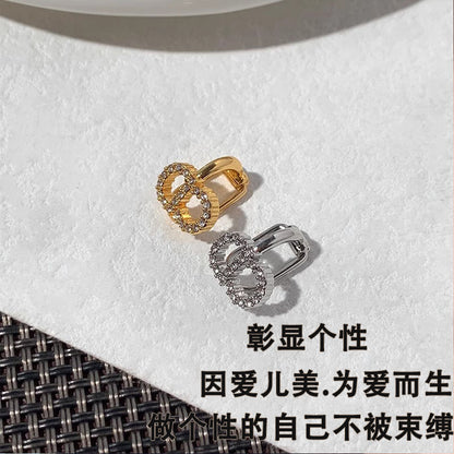 AOMIDIOR女性イヤリング イヤークリップ 高級感 気質 精緻 レディーファッション耳飾り CDEH0107