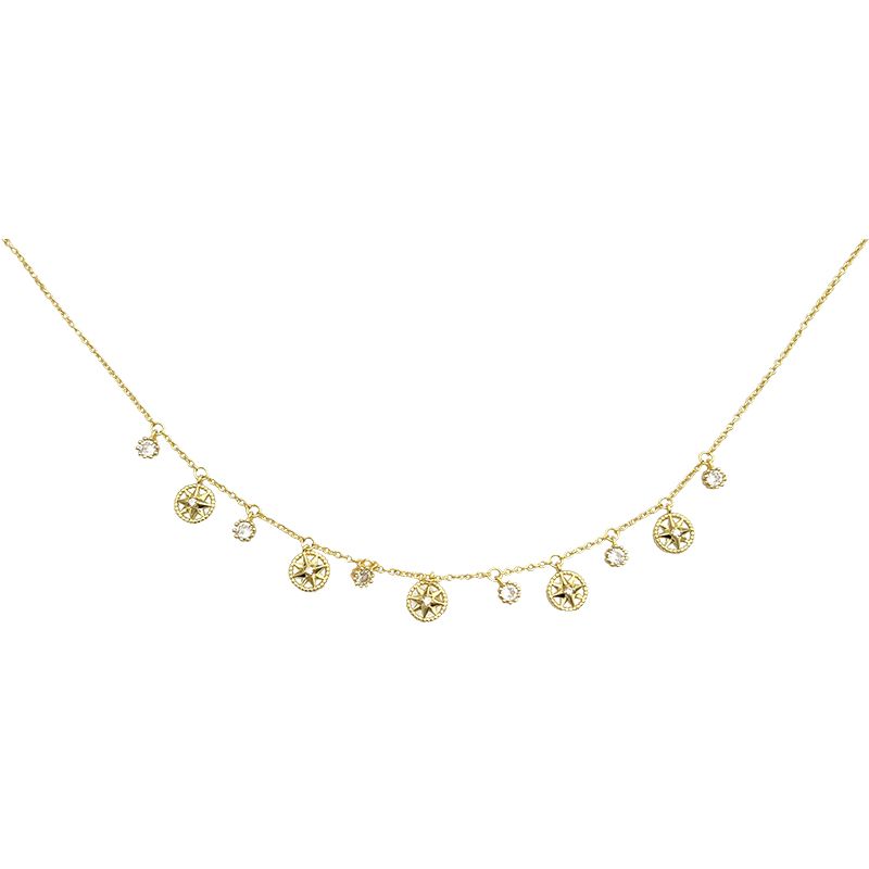 AOMIDIOR 女性ネックレス  気質 精緻 レディーファッション高級感鎖骨チェーン