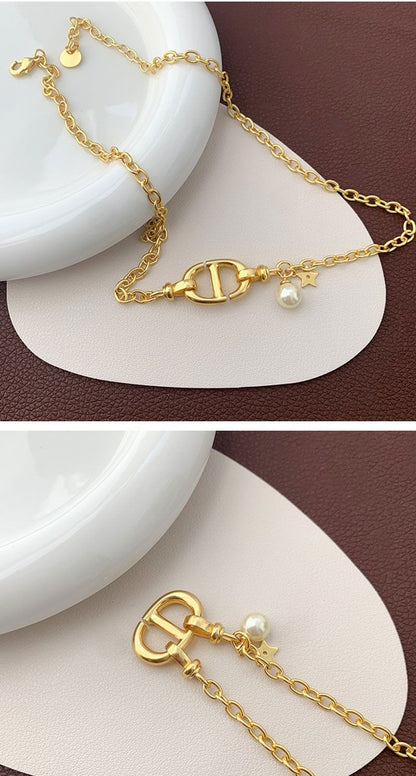 AOMIDIOR 女性ネックレス 高級感 気質 精緻 レディーファッション鎖骨チェーン