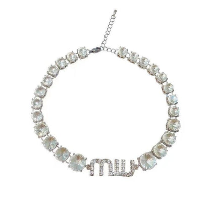 MIUMIU レディーファッション高級感 気質 鎖骨チェーン女性ネックレス ブレスレット