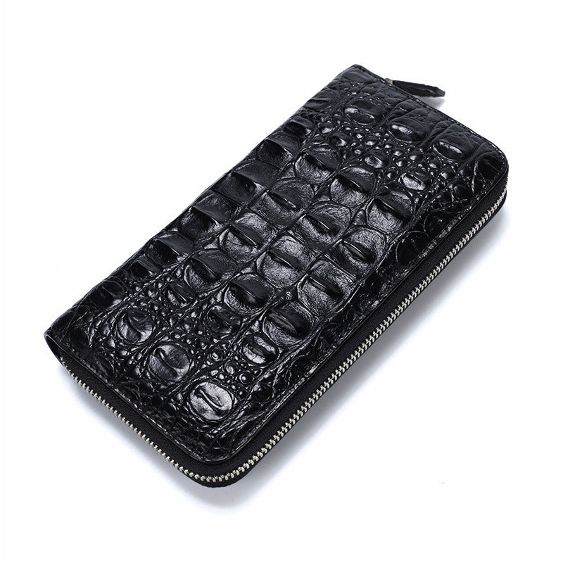 Siamese crocodile leather genuine leather long wallet business high quality wallet handbag wallet 