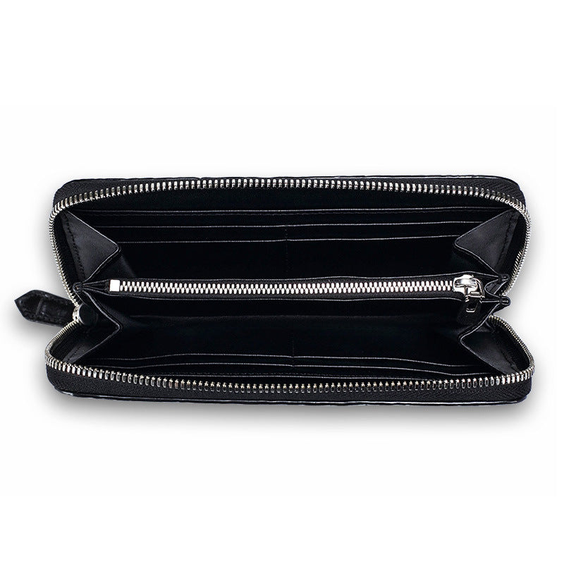 Siamese Crocodile Skin Men's Wallet Genuine Leather Wallet Popular Stylish Handbag 