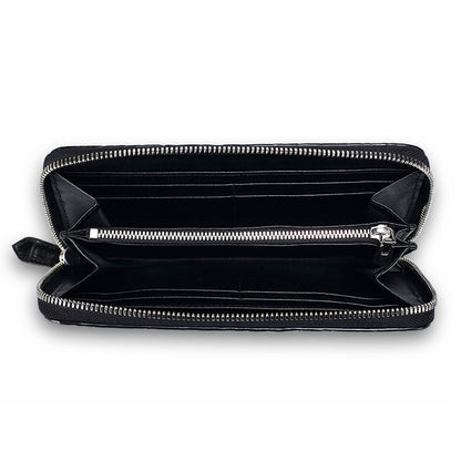 Siamese Crocodile Skin Men's Wallet Genuine Leather Wallet Popular Stylish Handbag 