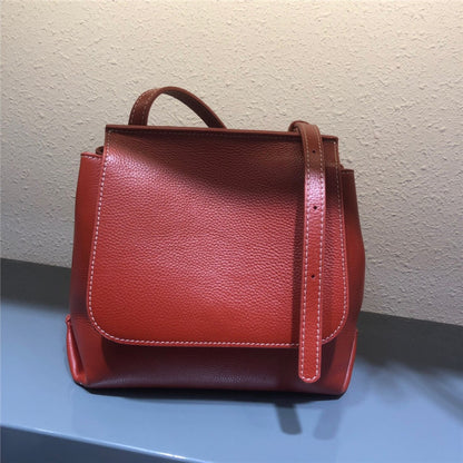 牛革カバーバッグ女性ショルダーバッグカメラポケットケースバッグ本革女性バッグファッション