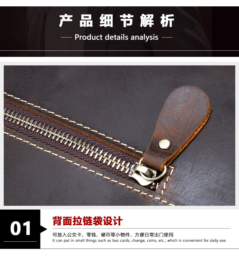 メンズショルダーバッグ 牛皮本革製 高品質 ヴィンテージ 大容量 男性斜めがけバッグ ブリーフケース