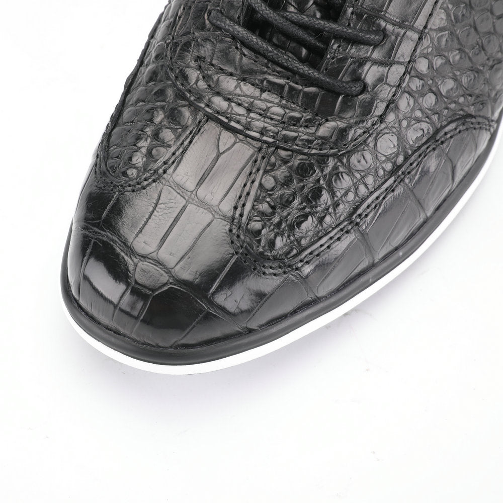 ワニ皮本革 メンズ靴 職場ビジネス スポーツカジュアルシューズ