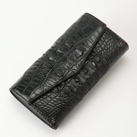Siamese Crocodile Leather Handbag Women Wallet Genuine Leather Wallet Female Fashion Handbag Coin Clutch Bag 