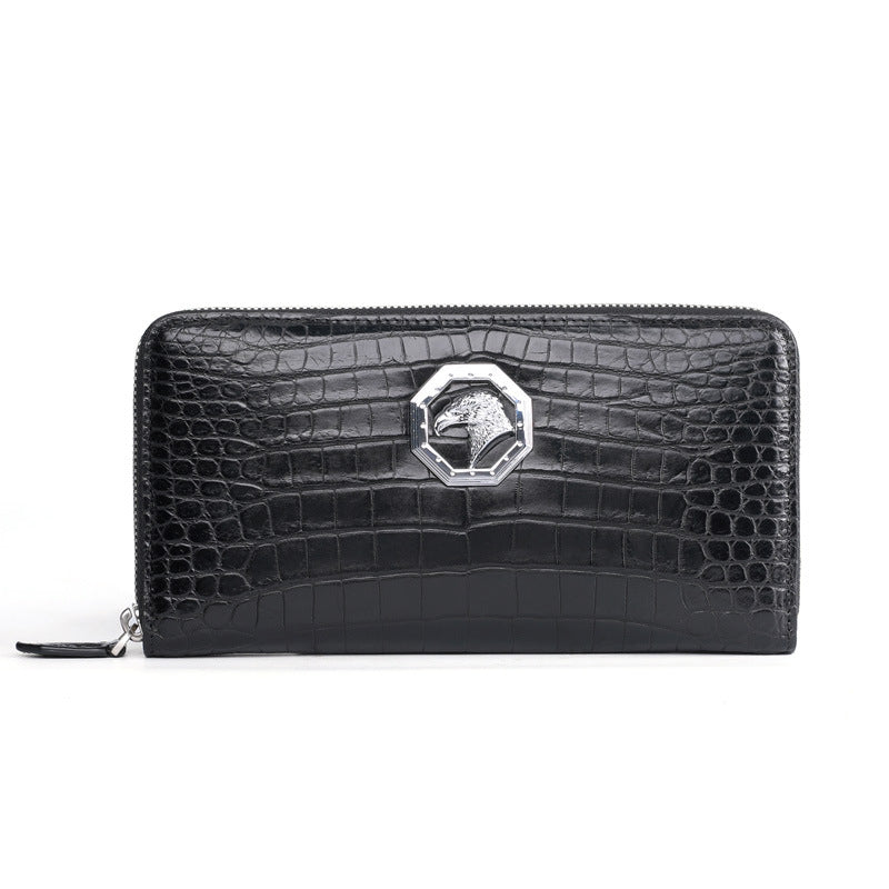 新型ワニ腹の皮本革長財布 メンズ財布ビジネス カジュアルメンズハンドバッグ