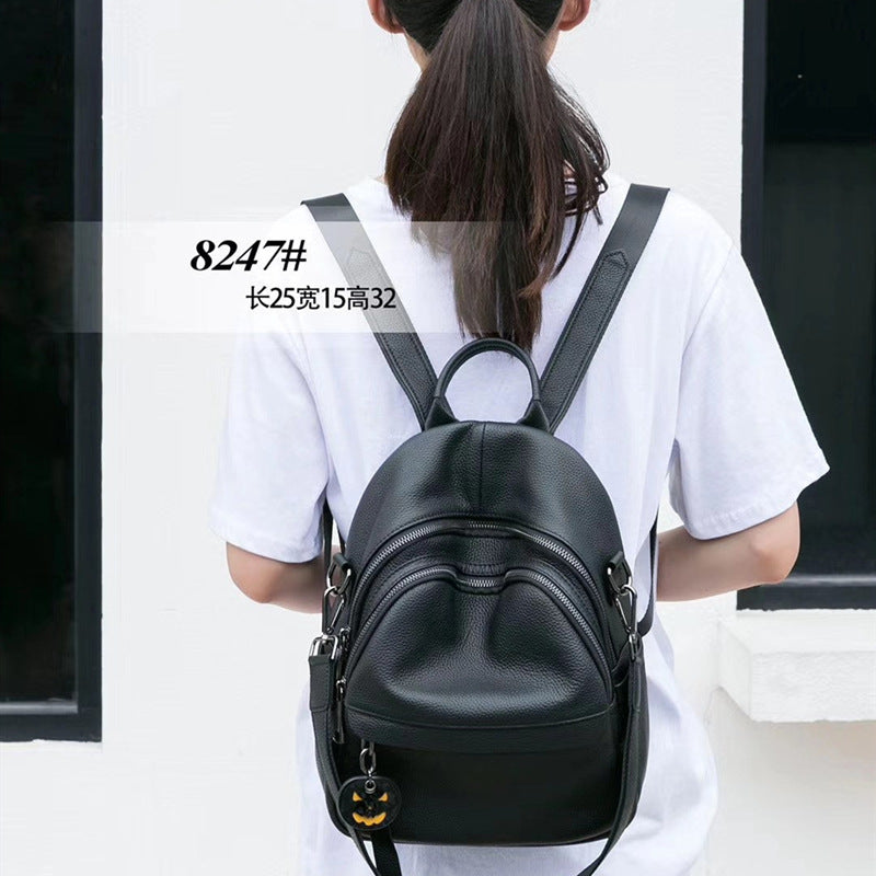 本革ショルダーバッグ女性大容量スショルダーバッグ牛革レディースリュックサック カジュアル