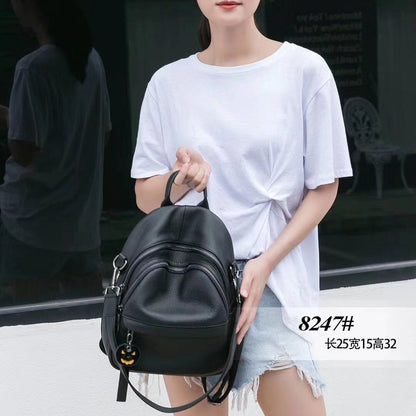 本革ショルダーバッグ女性大容量スショルダーバッグ牛革レディースリュックサック カジュアル