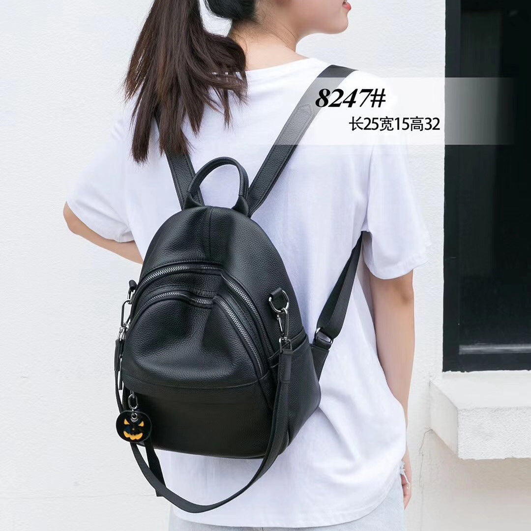 本革ショルダーバッグ女性大容量スショルダーバッグ牛革レディースリュックサック カジュアル