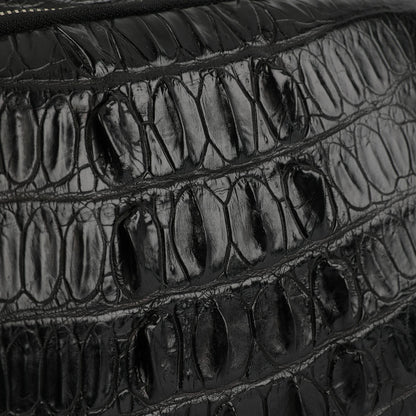 Siamese Crocodile Skin Men's Travel Bag Genuine Leather Travel Handbag Large Capacity Handbag 