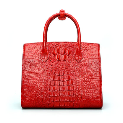 レディースバッグシャムワニ皮ハンドバッグショルダーチェーンバッグ 何とでも合う女性