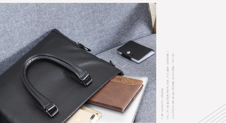 メンズハンドバッグ  本革製牛皮 ビジネス大容量 ブリーフケース 手提げかばん