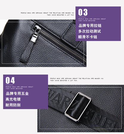 メンズハンドバッグ  本革製牛皮 ビジネス大容量 ブリーフケース 手提げかばん