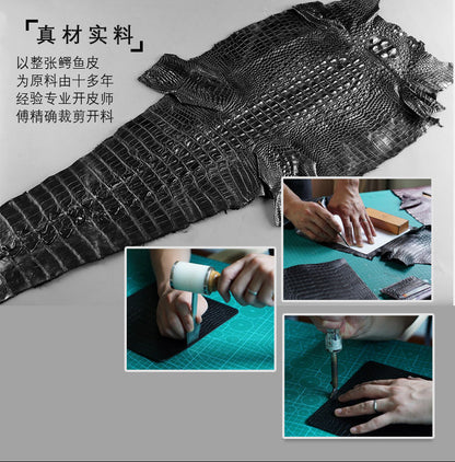 シャム鰐皮 本革メンズブリーフケース ハンドバッグ 出張 通勤 会議ビジネスバッグ オフィスバッグ  ファイルバッグ 手提げかばん斜めがけショルダーバッグ