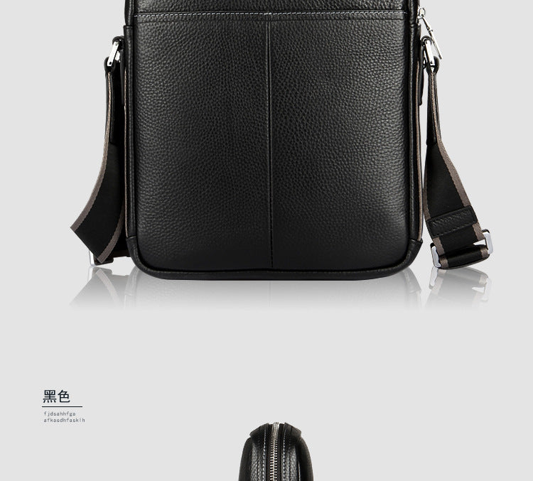メンズショルダーバッグ 牛皮本革製 ファッション 大容量 斜めがけバッグ