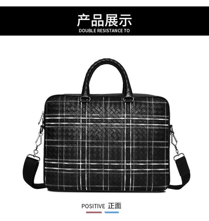 Men's handbag cowhide high quality men's handbag business briefcase crossbody shoulder bag 